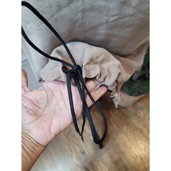 Zara Basic Hoodie Dress Womens Small Beige Black Short Sleeve Casual Streetwear - Picture 10 of 14